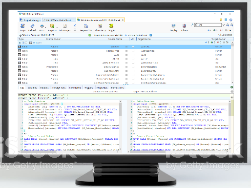 View Screen shots of SQL Delta